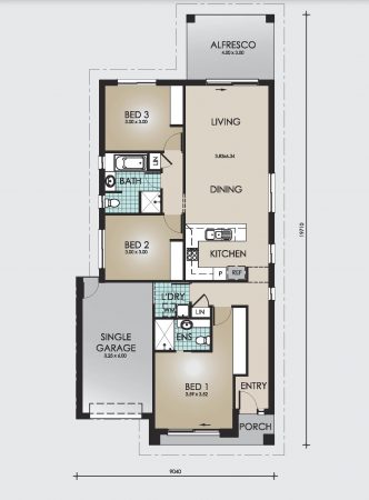 Jardine Floor Plan and home layout